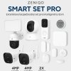 ZENIQO SMART SET PRO 3094 – Bezpečnostný set s 4 kamerami, videozvončekom a senzormi ZENIQO SMART SET PRO 3094 – Bezpečnostný set s 4 kamerami, videozvončekom a senzormi
