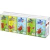 Linteo Kids papierové vreckovky 3-vrstvové 10 x 10 ks Linteo Kids papierové vreckovky 3-vrstvové 10 x 10 ks