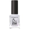 Dermacol 5 Day Stay dlouhotrvající lak na nehty 59 Mermaid White 11 ml