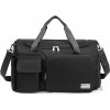Veľkokapacitná cestovná Gym športová taška - Čierna Veľkokapacitná cestovná Gym športová taška - Čierna