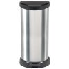 Curver® Kôš DECO BIN 40L, strieborný/čierný, na odpad Curver® Kôš DECO BIN 40L, strieborný/čierný, na odpad
