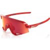 Okuliare 100% SLENDALE Campari Translucent Red - HiPER Fire Red Mirror Lens Okuliare 100% SLENDALE Campari Translucent Red - HiPER Fire Red Mirror Lens