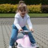 KIK Gravitačné vozítko s LED kolieskami – odrážadlo pre deti 3+ (ružové, do 65 kg)