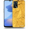 Picasee silikónový čierny obal pre OPPO A16 - Gold Picasee silikónový čierny obal pre OPPO A16 - Gold