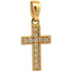 Zlatnictvo.sk Zlatý prívesok Krížik PRI25815 Zlatnictvo.sk Zlatý prívesok Krížik PRI25815