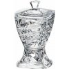 Bohemia Crystal Dóza na nohe s viečkom Facet 245 mm