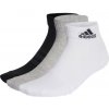 adidas ponožky Cushioned Sportswear Ankle Socks 3 Pairs Grey/White/Black adidas ponožky Cushioned Sportswear Ankle Socks 3 Pairs Grey/White/Black