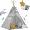 Detský stan Tepee so svetlom Nukido - šedý Nukido Detský stan Tepee so svetlom Nukido - šedý Nukido
