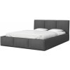 Wilsondo Čalúnená manželská posteľ s úložným priestorom Izabela - grafit Rozmer: 140x200 Wilsondo Čalúnená manželská posteľ s úložným priestorom Izabela - grafit Rozmer: 140x200