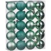 Vianočné ozdoby tyrkysové gule sada 20 ks tyrkysové 32865 Vianočné ozdoby tyrkysové gule sada 20 ks tyrkysové 32865