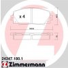 Sada brzdových platničiek kotúčovej brzdy ZIMMERMANN 24347.180.1 Sada brzdových platničiek kotúčovej brzdy ZIMMERMANN 24347.180.1