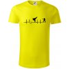 Karate EKG - Tričko z organickej bavlny - XL ( Citrónová ) Karate EKG - Tričko z organickej bavlny - XL ( Citrónová )