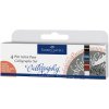 Kaligrafické perá Faber-Castell Pitt / 4 ks Kaligrafické perá Faber-Castell Pitt / 4 ks