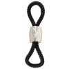 Rebel Heavy Rope Cock Strap with 2 Loops Black Rebel Heavy Rope Cock Strap with 2 Loops Black