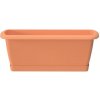 Plastový kvetináč - truhlík RESPANA SET s hladkým povrchom v terakotovej farbe s podmiskou 59 x 18,4 x 15 cm 30324 Plastový kvetináč - truhlík RESPANA SET s hladkým povrchom v terakotovej farbe s podmiskou 59 x 18,4 x 15 cm 30324