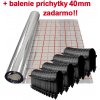 Reflexná hliníková fólia s rastrom pre podlahové kúrenie BALAK+príchytky 40mm zadarmo, UFHFP50 Reflexná hliníková fólia s rastrom pre podlahové kúrenie BALAK+príchytky 40mm zadarmo, UFHFP50