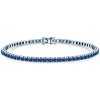 Tenisový náramok biele zlato z modrými zafírmi 2.640 ct 3 mm 19 cm - SAV-B-TENIS-19CM-30SZ-20K-585-NSZ-B SAVICKI Tenisový náramok biele zlato z modrými zafírmi 2.640 ct 3 mm 19 cm - SAV-B-TENIS-19CM-30SZ-20K-585-NSZ-B SAVICKI