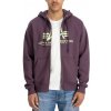Alpha Industries Basic Zip Hoody pánska mikina plum