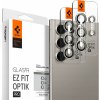 Spigen Glass TR EZ Fit Optik Pre ochranné sklo na fotoaparát pre Samsung Galaxy S24 Ultra 2ks sivá AGL07426 Spigen Glass TR EZ Fit Optik Pre ochranné sklo na fotoaparát pre Samsung Galaxy S24 Ultra 2ks sivá AGL07426
