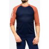 Cyklistické tričko POC MTB Pure 3/4 Jersey - turmaline navy/himalayan salt Cyklistické tričko POC MTB Pure 3/4 Jersey - turmaline navy/himalayan salt