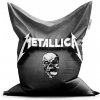 Sablio Sedací vak METALLICA Lebka Sivá - 200x140 cm Sablio Sedací vak METALLICA Lebka Sivá - 200x140 cm