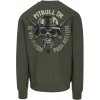 Pitbull West Coast mikina pánska bez kapucne Para Bellum green Pitbull West Coast mikina pánska bez kapucne Para Bellum green