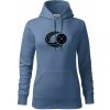 Florbal lopta - Mikina dámská Cape s kapucí - S ( Denim ) Florbal lopta - Mikina dámská Cape s kapucí - S ( Denim )
