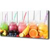 Foto obraz na plátne do obývačky Ovocné kokteily 100x50 cm Foto obraz na plátne do obývačky Ovocné kokteily 100x50 cm