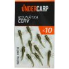 UnderCarp Rovnátka Červ Hnědá 10 ks