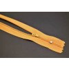Nedeliteľný jemný plastový špirálový zips (veľkosť číslo 3) rôzne farby - dĺžka 12 cm - 60 cm 16 cm Okrová Nedeliteľný jemný plastový špirálový zips (veľkosť číslo 3) rôzne farby - dĺžka 12 cm - 60 cm 16 cm Okrová