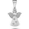 Lillian Vassago Prívesok Anjelik so zirkónmi v bielom zlate LLV98-GP023W Lillian Vassago Prívesok Anjelik so zirkónmi v bielom zlate LLV98-GP023W