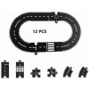 Silikónová autodráha - puzzle, cesta pre autíčka 12el Silikónová autodráha - puzzle, cesta pre autíčka 12el