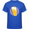 Premium Tričko - Motív - Pivo so smrtkou 2 - Kráľovská - S - Pánske Premium Tričko - Motív - Pivo so smrtkou 2 - Kráľovská - S - Pánske