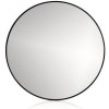 Zrkadlo do kúpeľne Cordia Round line mirror čierne 100x100 cm R1000B_ Zrkadlo do kúpeľne Cordia Round line mirror čierne 100x100 cm R1000B_