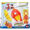 Hasbro Spiderman SPIDEY AND HIS AMAZING FRIENDS Iron Man a vozidlo