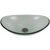 Olsen Spa Sklenené umývadlo na dosku DEVENTER 55×37×16 cm OLKLTG108 Olsen Spa Sklenené umývadlo na dosku DEVENTER 55×37×16 cm OLKLTG108