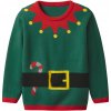 lupilu® Chlapčenský vianočný sveter s LED efektom Premium zelená, 98/104 (100396570) lupilu® Chlapčenský vianočný sveter s LED efektom Premium zelená, 98/104 (100396570)