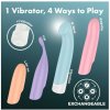 Satisfyer Playful Four, 4-dielna sada silikónových vibrátorov Satisfyer Playful Four, 4-dielna sada silikónových vibrátorov
