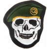 Nášivka Lebka Zelený baret