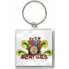 The Beatles Sgt Pepper Naked Photo Print Kľúčenka The Beatles Sgt Pepper Naked Photo Print Kľúčenka