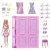 Mattel Barbie Šatník snov v pastelových farbách s oblečením a doplnkami pre bábiky HXD58 Mattel Barbie Šatník snov v pastelových farbách s oblečením a doplnkami pre bábiky HXD58