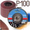 10 x lamelový brúsny kotúč 125 mm, zrnitosť 100 10 x lamelový brúsny kotúč 125 mm, zrnitosť 100
