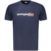 Pánske Tričko s krátkym rukávom TOMMY HILFIGER - Modrá Farba: Modrá, Veľkosť: 2XL Pánske Tričko s krátkym rukávom TOMMY HILFIGER - Modrá Farba: Modrá, Veľkosť: 2XL