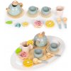 ECOTOYS Drevená čajová súprava čajník 14 kusov ECOTOYS Drevená čajová súprava čajník 14 kusov