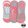 Dámske ponožky Meatfly Low Socks Triple Pack ružová/sivá One Size Dámske ponožky Meatfly Low Socks Triple Pack ružová/sivá One Size