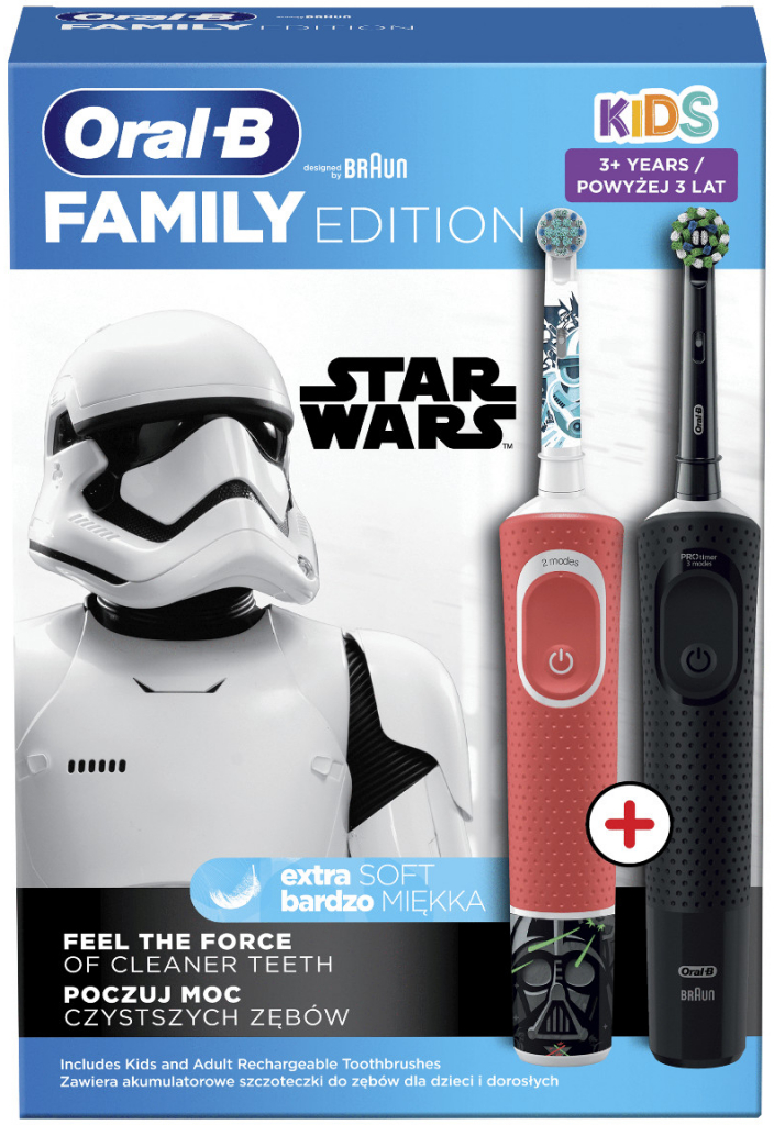 Oral-B Vitality Pro D103 Protect X Black + D100 Starwars