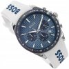 Pánske hodinky HUGO BOSS 1514238 biele s remienkom, stopky a dátum Pánske hodinky HUGO BOSS 1514238 biele s remienkom, stopky a dátum