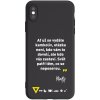 Picasee silikónový čierny obal pre Apple iPhone XS Max - Kazma - SVĚT PATŘÍ TĚM, CO SE NEPOSEROU Picasee silikónový čierny obal pre Apple iPhone XS Max - Kazma - SVĚT PATŘÍ TĚM, CO SE NEPOSEROU