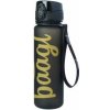 Baagl Tritanová láhev na pití Logo Gold 500 ml Černá láhev Baagl Tritanová láhev na pití Logo Gold 500 ml Černá láhev