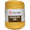 Špagát Macrame Rope 5 MM Tmavo žltá 764 Špagát Macrame Rope 5 MM Tmavo žltá 764